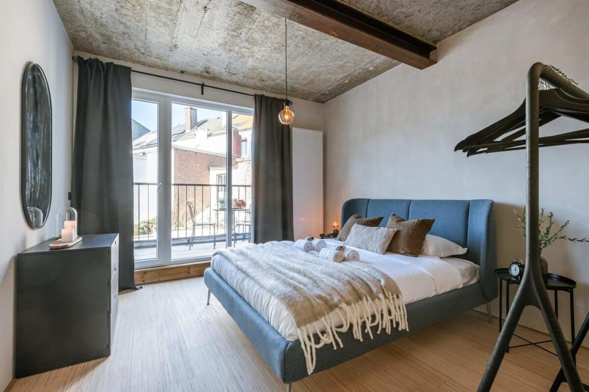 Huswell - Industrial Apartment With Terrace In แอนต์เวิร์ป ภายนอก รูปภาพ