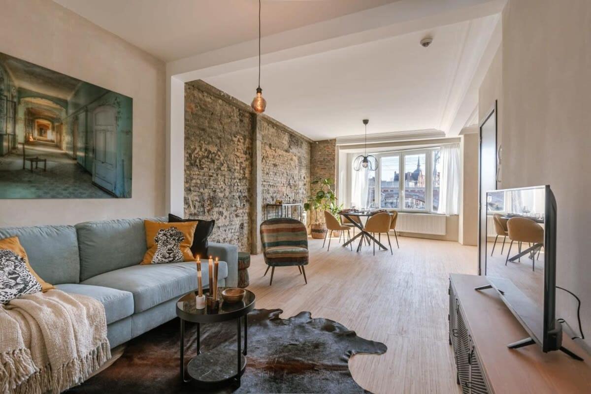 Huswell - Industrial Apartment With Terrace In แอนต์เวิร์ป ภายนอก รูปภาพ